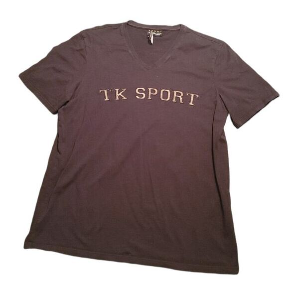 Nwot Sport The Kooples Paris Short Sleeves Graphic TK SPORT Vintage Washed sz M - Picture 1 of 3